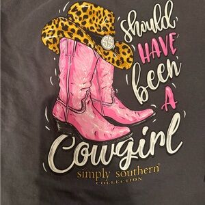 Simply southern youth long sleeve cowgirl
